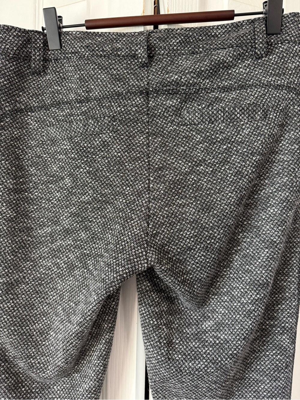 Modo SoLo by We3 Gray Textured Ankle Pants Career Office Stretch Size 6 - Picture 4 of 13